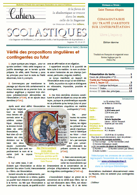Cahiers scolastiques n°23 (philosophie)